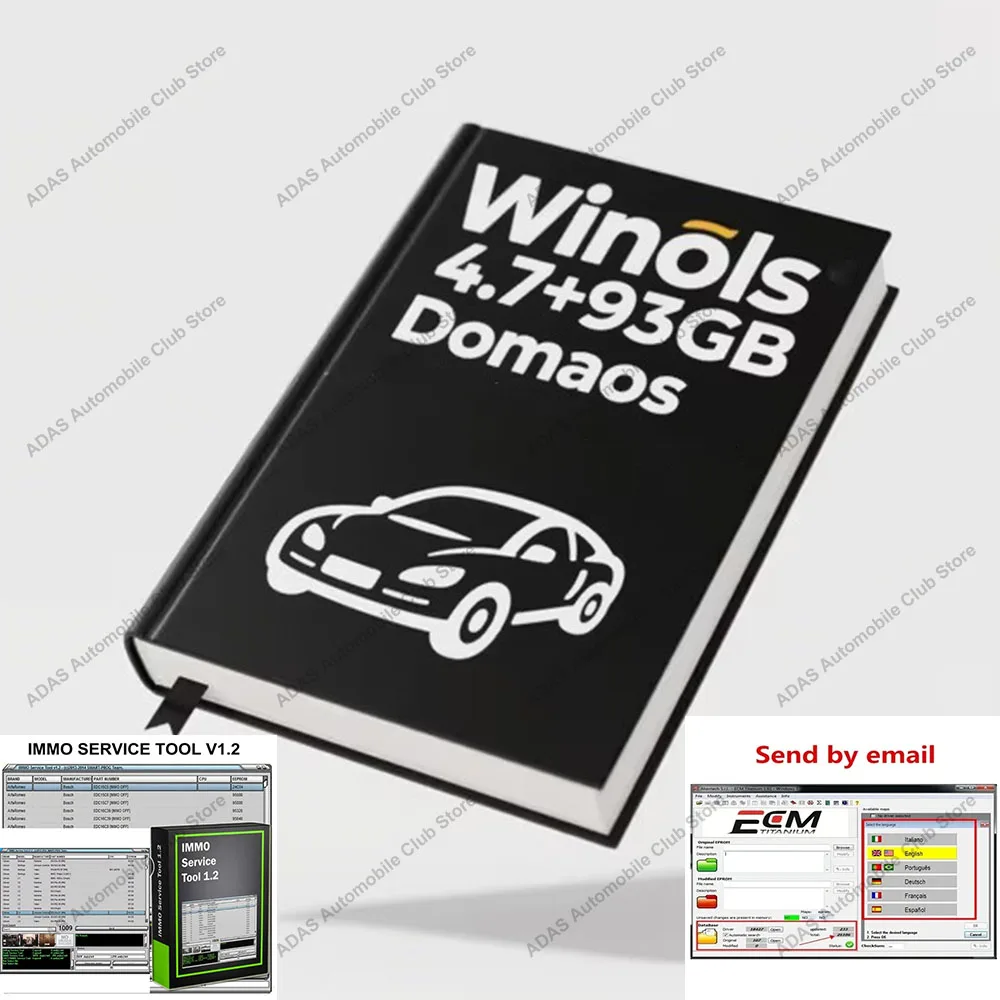 Newest Car Software WinOLS 4.7 ECU Programming Tool + 93GB Damos | ECM TITANIUM 26100+ Drivers | Immo Service V1.2 | Video Guide
Newest Car Software WinOLS 4.7 ECU Programming Tool + 93GB Damos | ECM TITANIUM 26100+ Drivers | Immo Service V1.2 | Video Guide