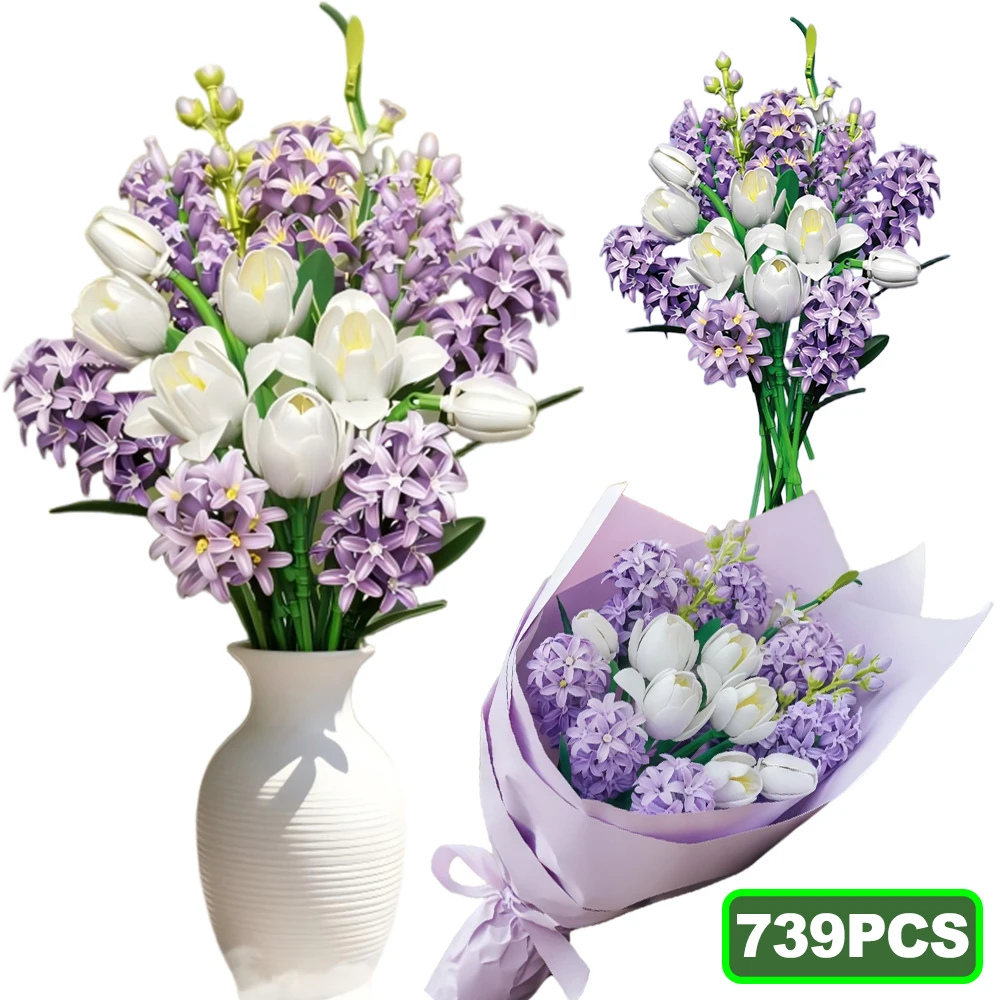 739PCS MOC Preserved Flower Model Building Blocks City Home Decor Bouquet Plants Ornament Bricks Children Educational Toys Gifts
739PCS MOC Preserved Flower Model Building Blocks City Home Decor Bouquet Plants Ornament Bricks Children Educational Toys Gifts