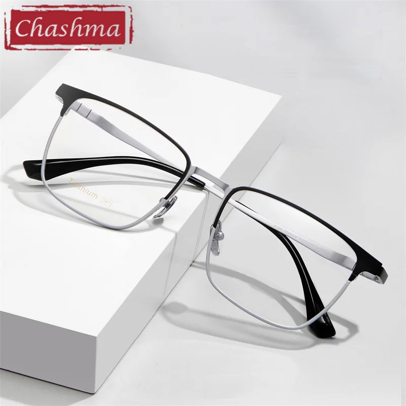 Chashma Prescription Glasses Men Square Fashion Student Eyeglasses Frames Optical Eyewear Top Quality Pure Titanium Spectacles
Chashma Prescription Glasses Men Square Fashion Student Eyeglasses Frames Optical Eyewear Top Quality Pure Titanium Spectacles