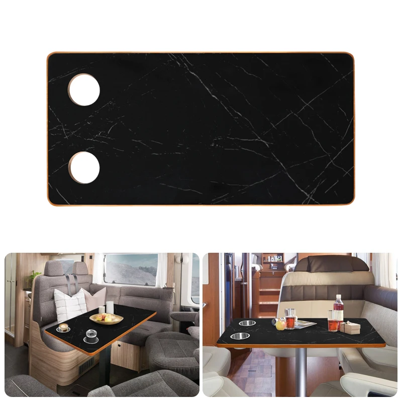 Роскошная столешница для автофургона с черной мраморной текстурой — съемная поверхность 31,5 x 15,7 дюйма с подстаканниками, водонепроницаемая и элегантная для кемпера и M 
Роскошная столешница для автофургона с черной мраморной текстурой — съемная поверхность 31,5 x 15,7 дюйма с подстаканниками, водонепроницаемая и элегантная для кемпера и M