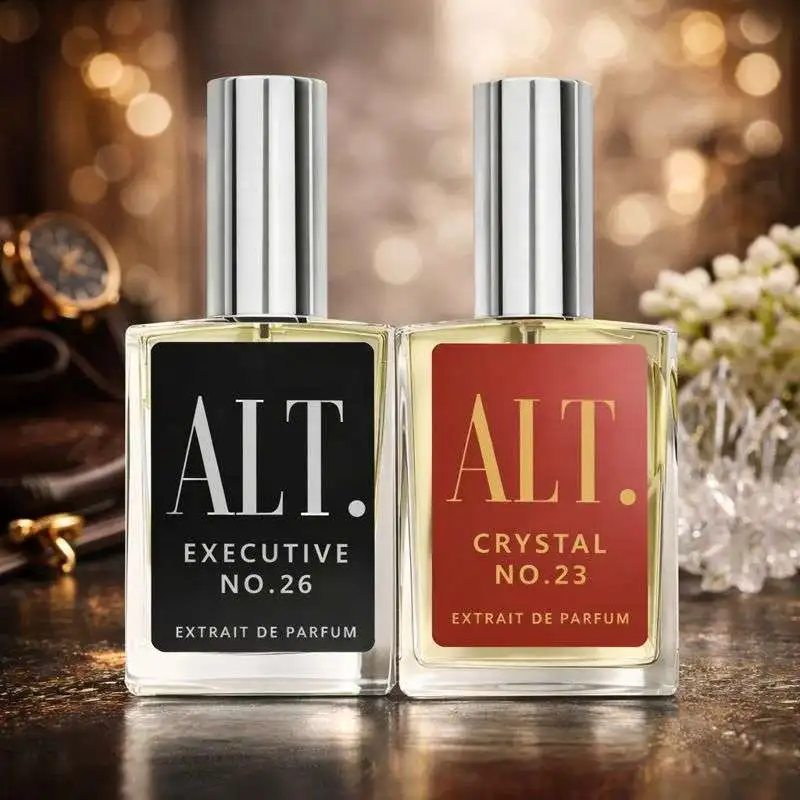 ALT 23 & ALT 26 Fragrance- Luxurious Oriental Woody Floral Scent Long-Lasting Perfume, 2 Ounces, Inspired by Luxury Brands, Suit
ALT 23 & ALT 26 Fragrance- Luxurious Oriental Woody Floral Scent Long-Lasting Perfume, 2 Ounces, Inspired by Luxury Brands, Suit