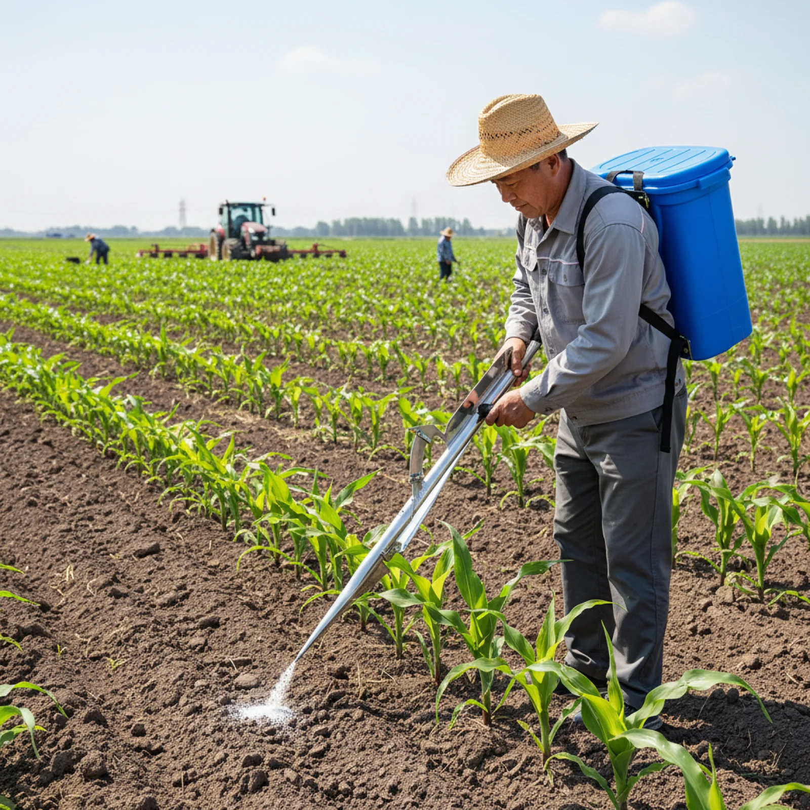 Fertilizer Applicator 25L Manual Blue Backpack Spreader Plastic Steel Garden Seed Dispenser for Corn Vegetable Fields Plantation
Fertilizer Applicator 25L Manual Blue Backpack Spreader Plastic Steel Garden Seed Dispenser for Corn Vegetable Fields Plantation