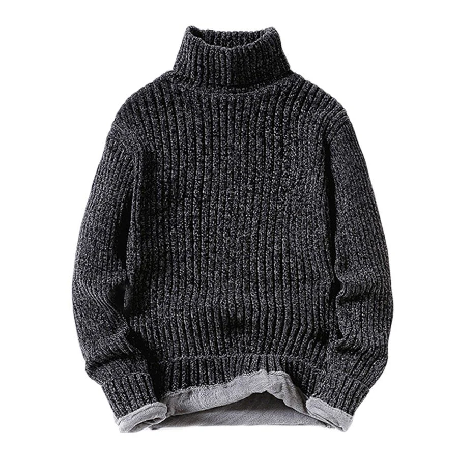 Winter Fleece Turtleneck Sweaters Men Fashion Slim Fit Knitted Pullovers Mens Solid Color Casual Sweaters Male Warm Knitwear
Winter Fleece Turtleneck Sweaters Men Fashion Slim Fit Knitted Pullovers Mens Solid Color Casual Sweaters Male Warm Knitwear