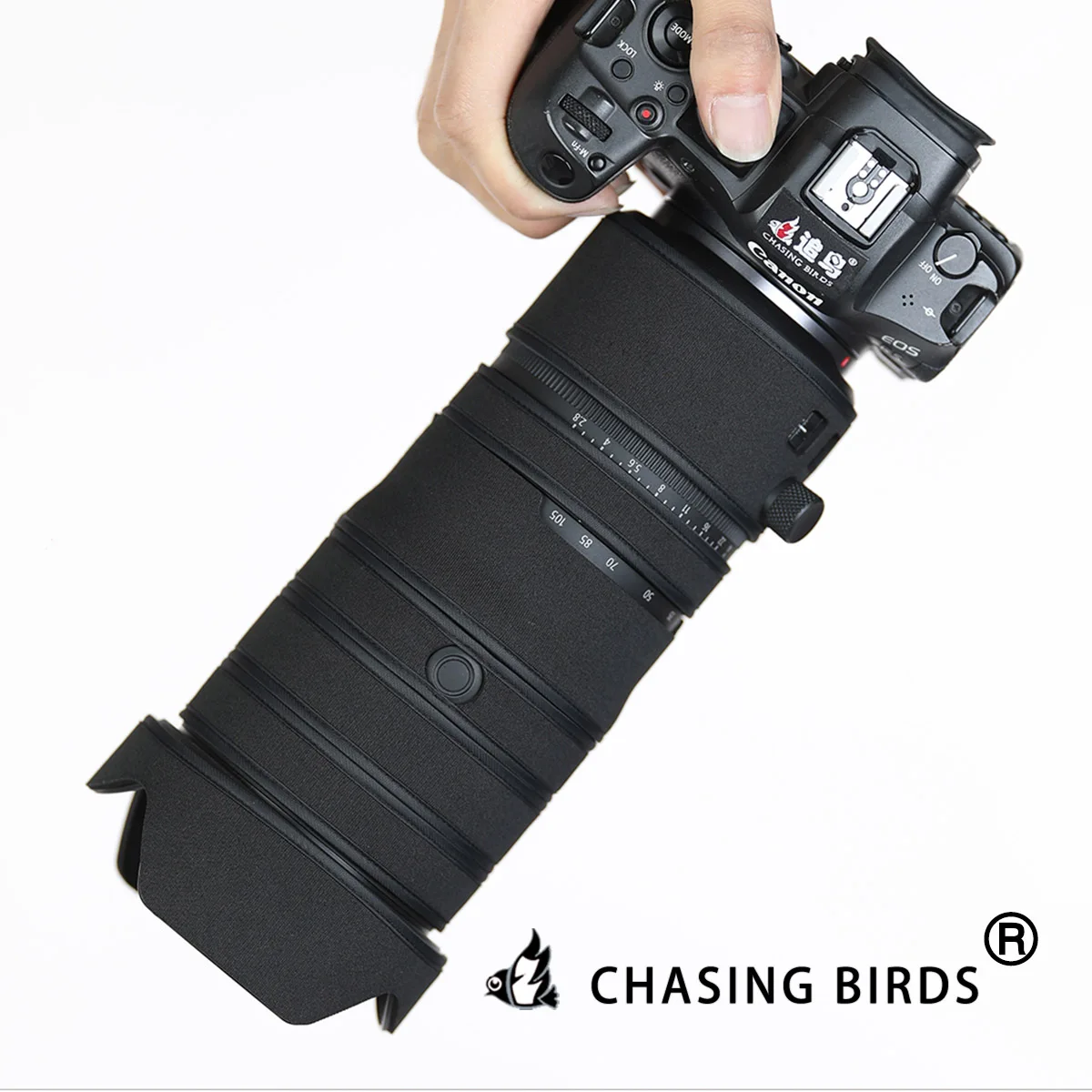 CHASING BIRDS camouflage lens coat for CANON RF 24-105 mm L IS USM Z waterproof and rainproof lens protective cover 
CHASING BIRDS camouflage lens coat for CANON RF 24-105 mm L IS USM Z waterproof and rainproof lens protective cover