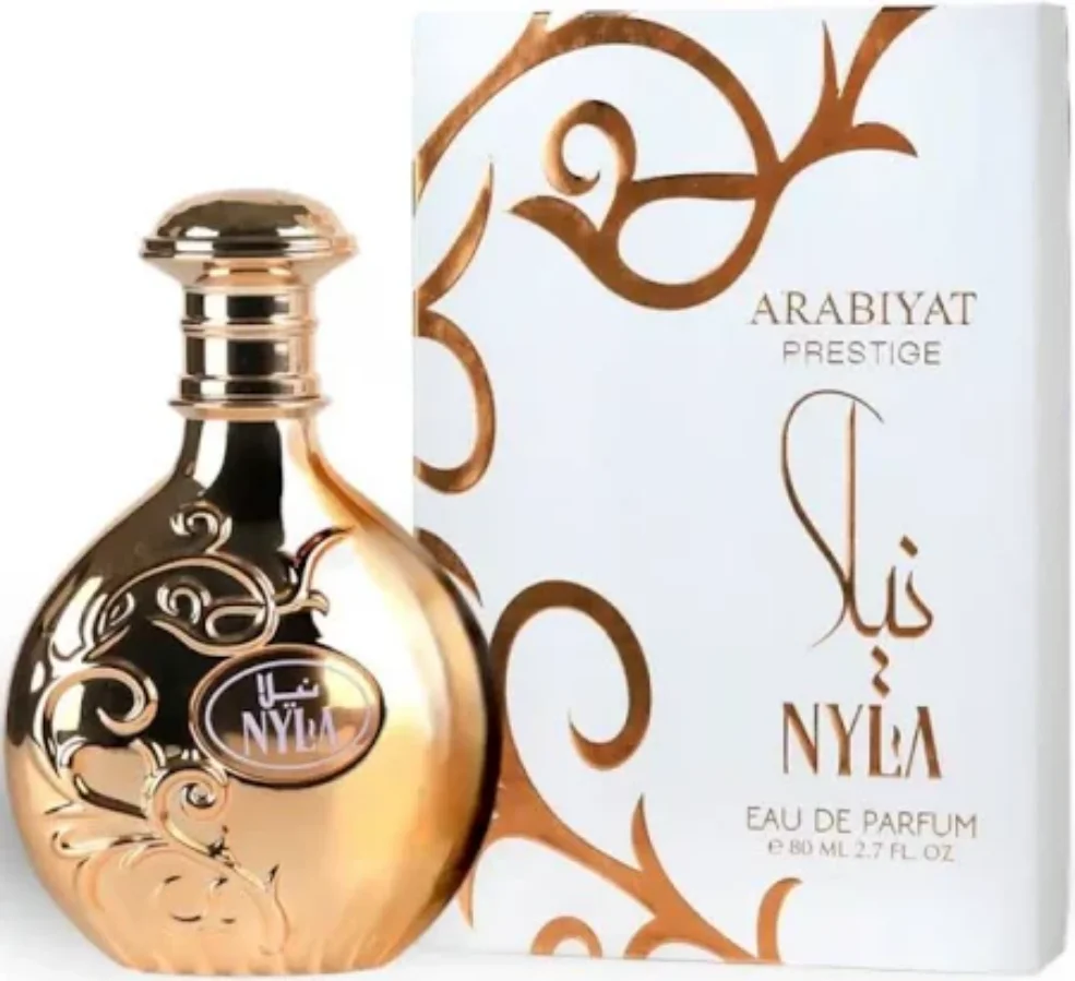 Женская парфюмерная вода Nyla by Arabiyat Prestige для женщин, 2,7 унции
Женская парфюмерная вода Nyla by Arabiyat Prestige для женщин, 2,7 унции