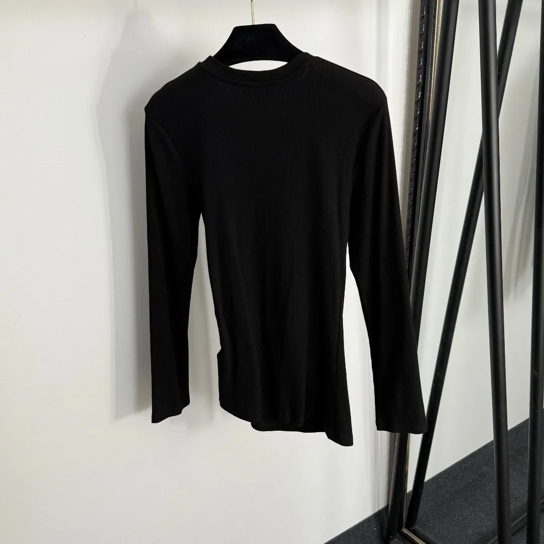 Высококачественная осенне-зимняя женская плиссированная облегающая футболка с длинными рукавами, базовая рубашка HL040
Высококачественная осенне-зимняя женская плиссированная облегающая футболка с длинными рукавами, базовая рубашка HL040