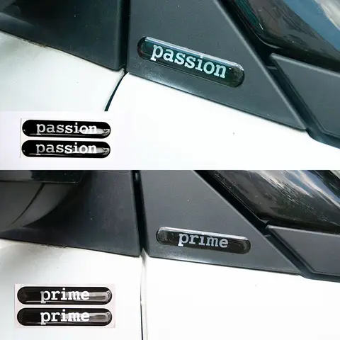 3D Passion Prime Emblem Logo Waterproof Exterior Car Stickers For Mercedes Smart 451 450 Fortwo Decoration Accessories