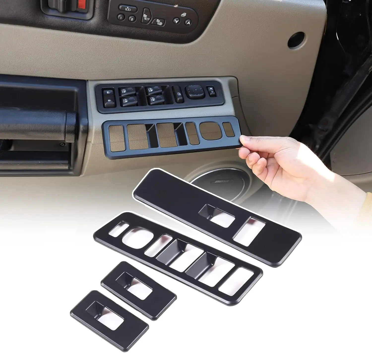 ABS Interior Window Lift Button Frame Cover For Hummer H2 2003-2007 Window Lift Switch Cover Decorative Trim Accessories 
ABS Interior Window Lift Button Frame Cover For Hummer H2 2003-2007 Window Lift Switch Cover Decorative Trim Accessories