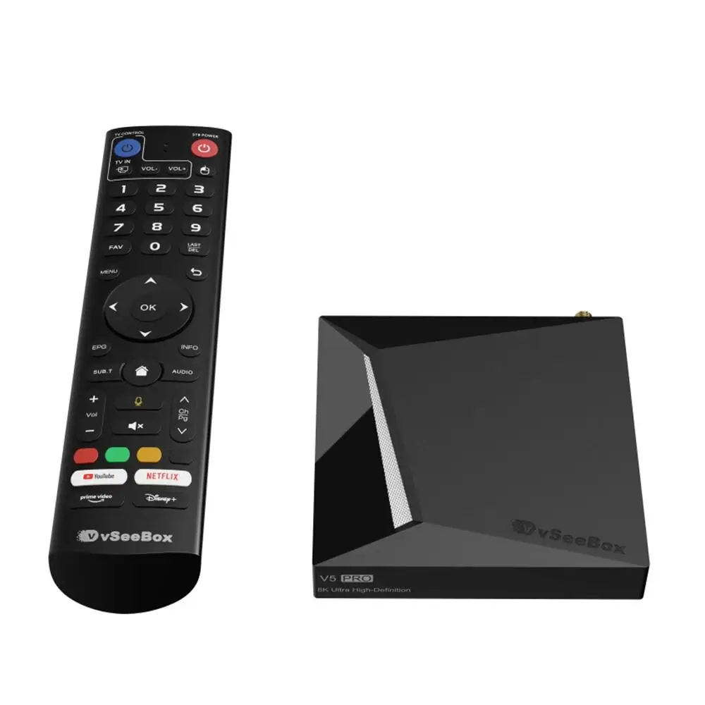 2025 VseeBox V5 Pro with Voice Control 4GB RAM 32GB Storage Powerful Streaming Box
2025 VseeBox V5 Pro with Voice Control 4GB RAM 32GB Storage Powerful Streaming Box