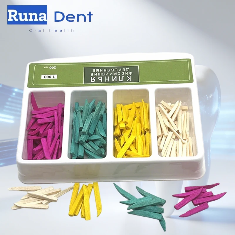 200Pcs Dental Fixing Wedges Wooden Round Tips Protect Gingival Tooth Gap, Comfort Fit Interdental Tool
200Pcs Dental Fixing Wedges Wooden Round Tips Protect Gingival Tooth Gap, Comfort Fit Interdental Tool