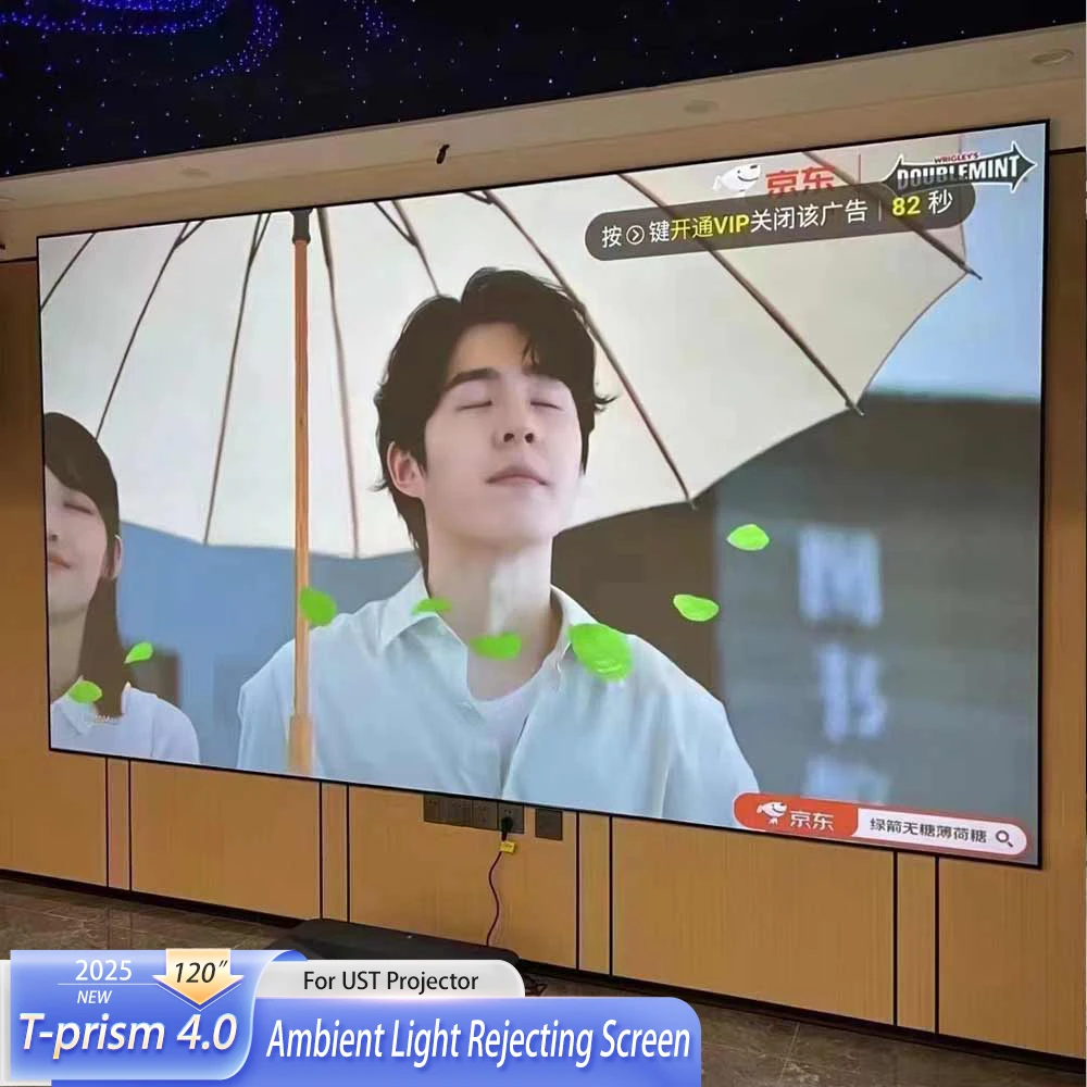 2025 New ALR Projector Screen 120" Ambient Light Rejecting T-prism 4.0 Fixed Frame Screen for Epson Ls800 UST Laser TV 4K 8K 3D
2025 New ALR Projector Screen 120" Ambient Light Rejecting T-prism 4.0 Fixed Frame Screen for Epson Ls800 UST Laser TV 4K 8K 3D