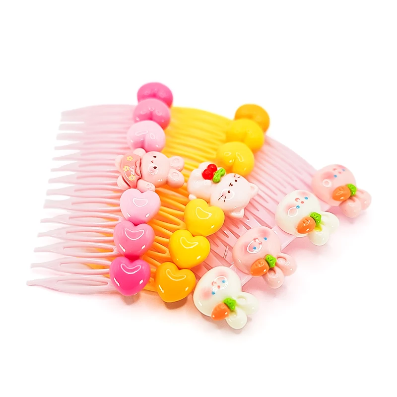 Gradient color, cute cartoon, colorful comb, cute cute bunny pink party, creative resin, holiday dress up
Gradient color, cute cartoon, colorful comb, cute cute bunny pink party, creative resin, holiday dress up