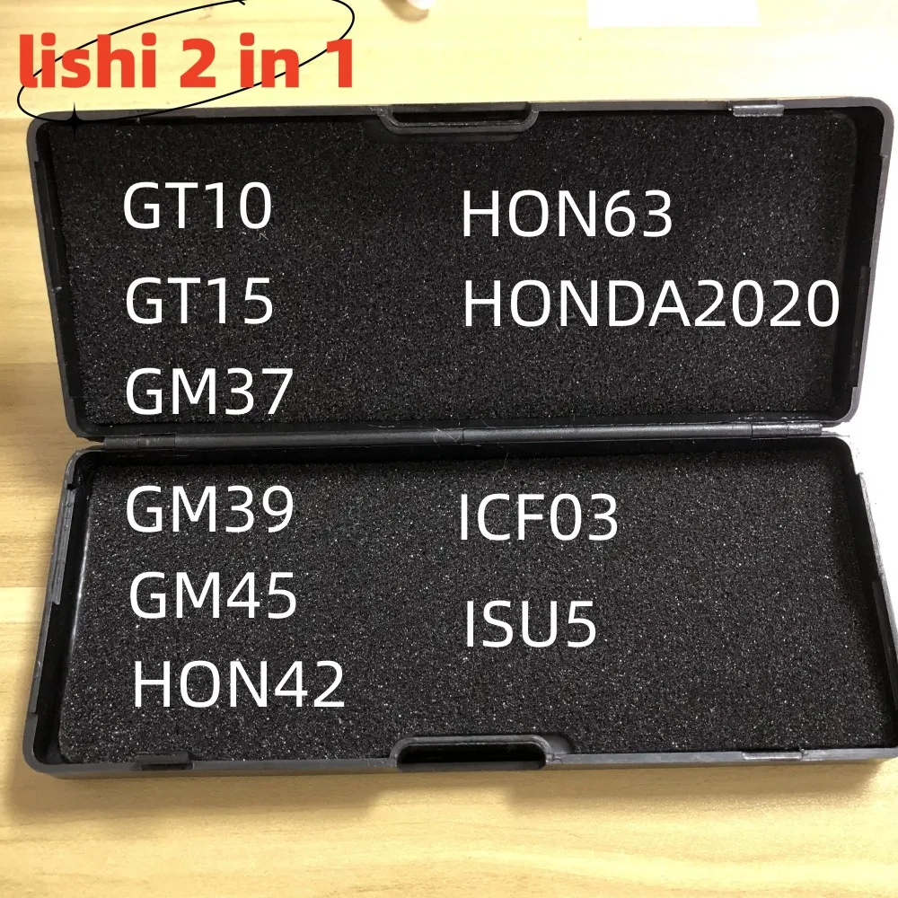 LiShi 2 in 1 GT10 GT15 GM37 GM39 GM45 HON42 HON63 HONDA2020 ICF03 ISU5 Locksmith Tools For All Types
LiShi 2 in 1 GT10 GT15 GM37 GM39 GM45 HON42 HON63 HONDA2020 ICF03 ISU5 Locksmith Tools For All Types