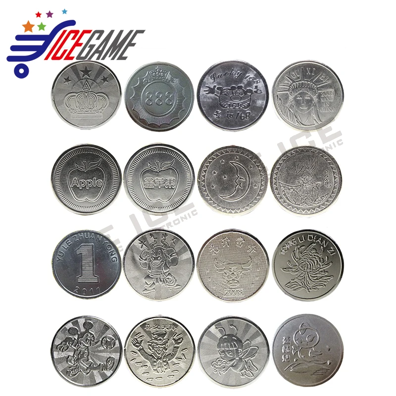 1000 PCS/LOT Free Design Custom stainless Steel Token Arcade Tokens Coin For Coin Operated Games
1000 PCS/LOT Free Design Custom stainless Steel Token Arcade Tokens Coin For Coin Operated Games