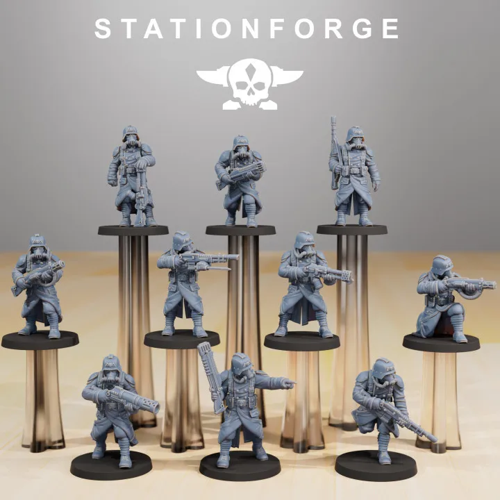 40k compatible paintable miniature-Death Korps-ABS resin material miniature-Tabletop Wargame Accessories
40k compatible paintable miniature-Death Korps-ABS resin material miniature-Tabletop Wargame Accessories