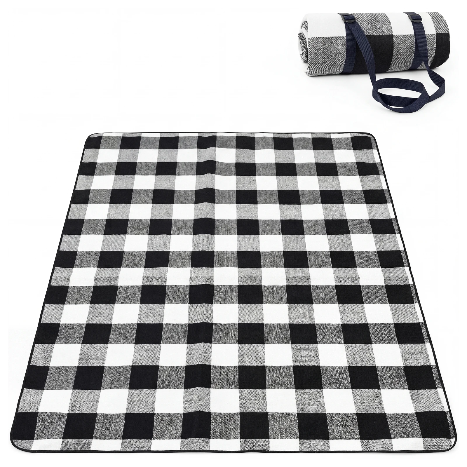 Adivo Waterproof Outdoor Picnic Mat, 200 x 200 cm, Black, Plaid, Acrylic
Adivo Waterproof Outdoor Picnic Mat, 200 x 200 cm, Black, Plaid, Acrylic