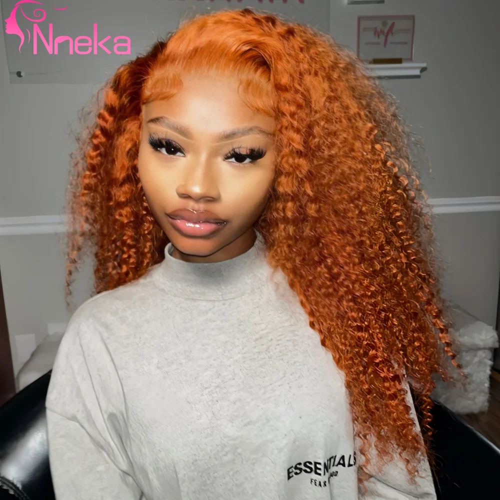 13x4 Curly Human Hair Wigs Orange Ginger Lace Front Wig For Women Deep Wave Frontal Wig 13x6 HD Lace Front Human Hair Wig
13x4 Curly Human Hair Wigs Orange Ginger Lace Front Wig For Women Deep Wave Frontal Wig 13x6 HD Lace Front Human Hair Wig