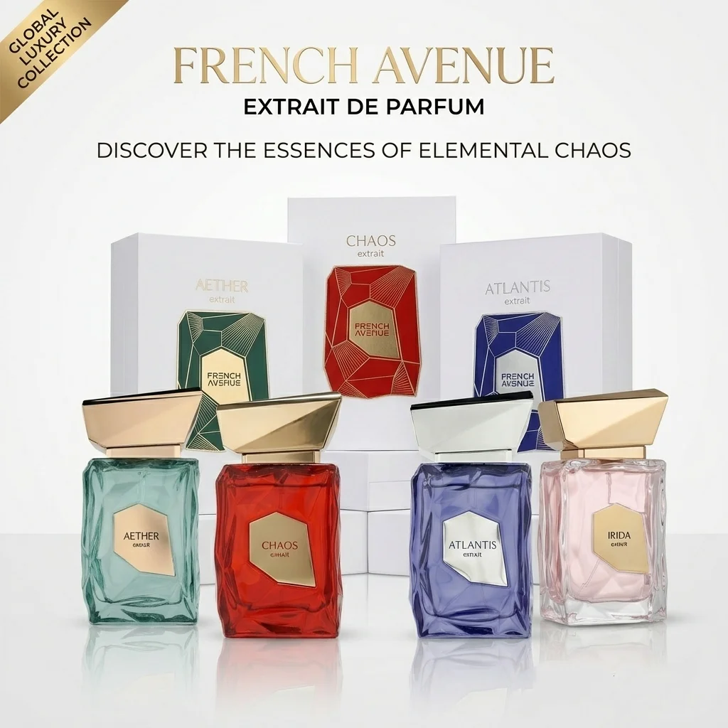 French Avenue Chaos Irida Aether Atlantis Extrait Long-Lasting Fragrance Dubai Middle Eastern Arabic Perfume Fruity Aromatic
French Avenue Chaos Irida Aether Atlantis Extrait Long-Lasting Fragrance Dubai Middle Eastern Arabic Perfume Fruity Aromatic