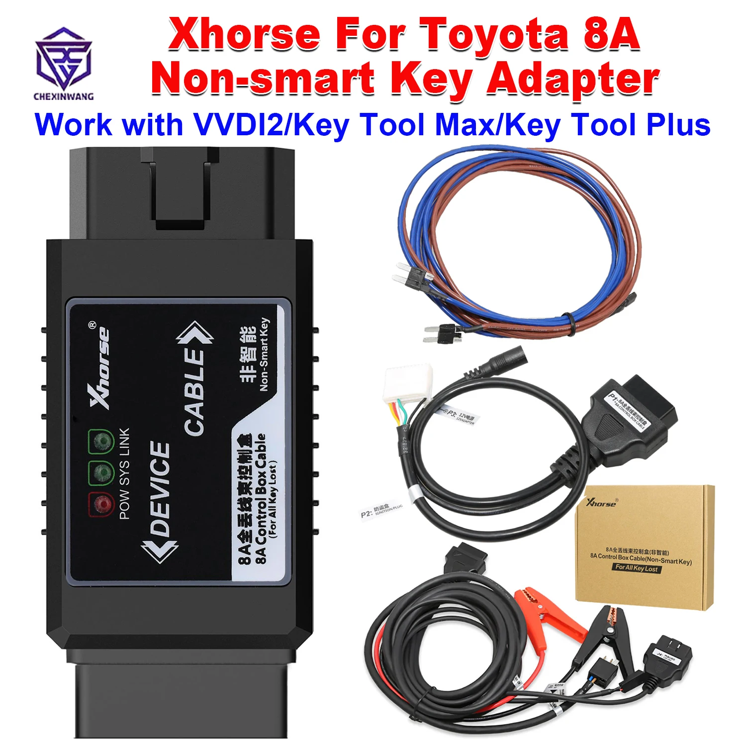 Адаптер Xhorse для Toyota 8A (не смарт-ключ) с кабелем для блока управления Toyota 8A при полной утере ключей для VVDI2 Mini OBD Tool, Key Tool Max Pro
Адаптер Xhorse для Toyota 8A (не смарт-ключ) с кабелем для блока управления Toyota 8A при полной утере ключей для VVDI2 Mini OBD Tool, Key Tool Max Pro