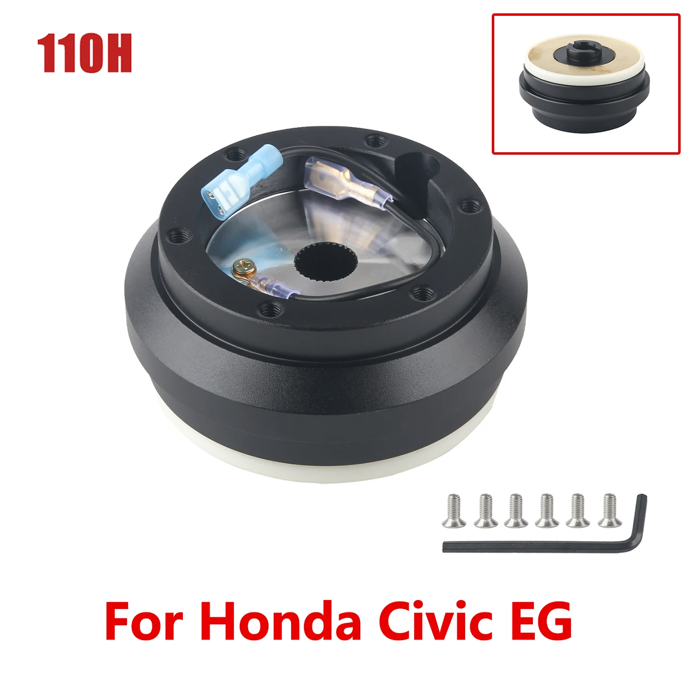 Адаптер короткой ступицы рулевого колеса 110H для Honda Civic EG 92-95, Acura Integra DC2 94-01
Адаптер короткой ступицы рулевого колеса 110H для Honda Civic EG 92-95, Acura Integra DC2 94-01