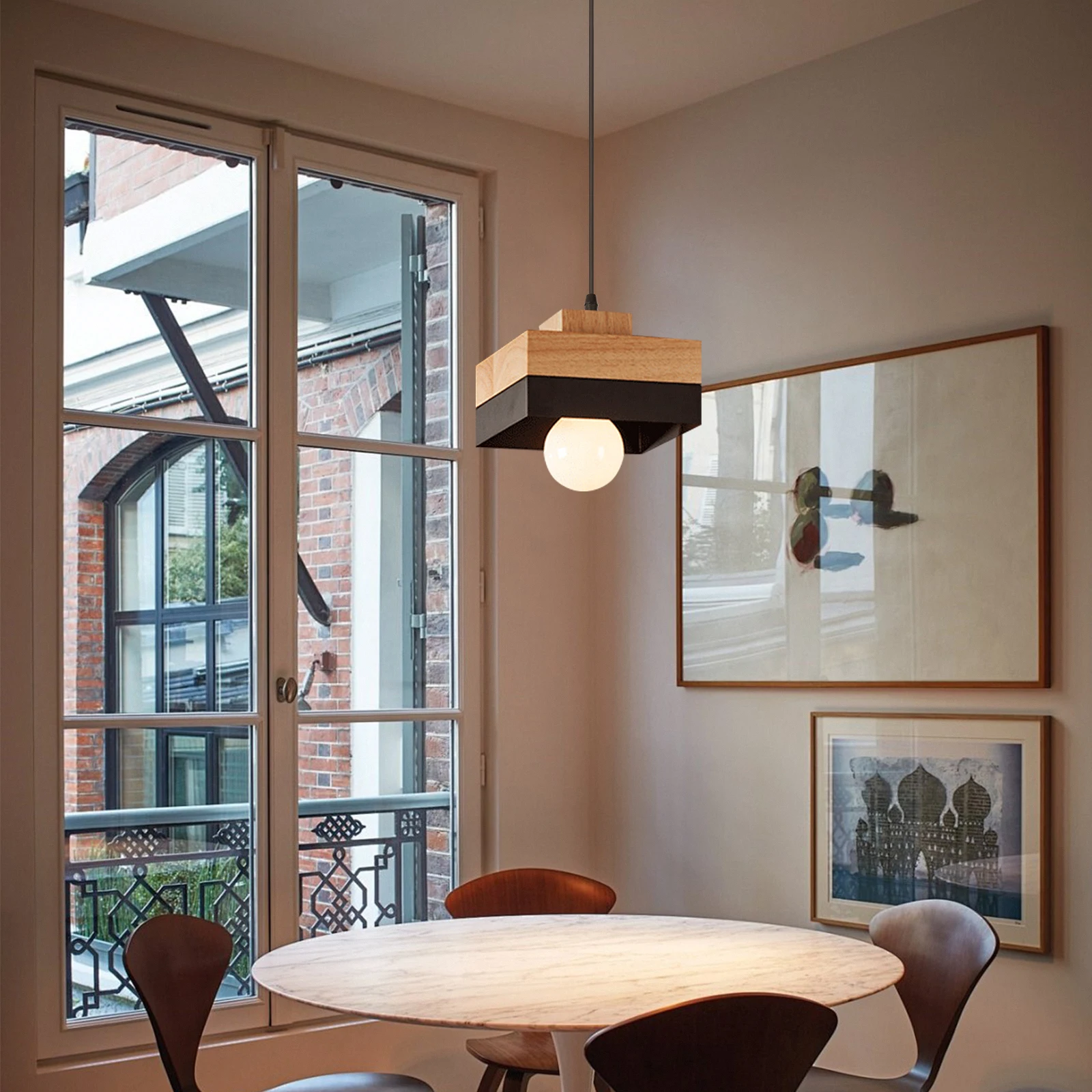 Modern Wood Chandelier Pendant Light Nordic Design Solid Wood Build Perfect for Living Room, Bedroom Cafe Restaurant Decoration
Modern Wood Chandelier Pendant Light Nordic Design Solid Wood Build Perfect for Living Room, Bedroom Cafe Restaurant Decoration