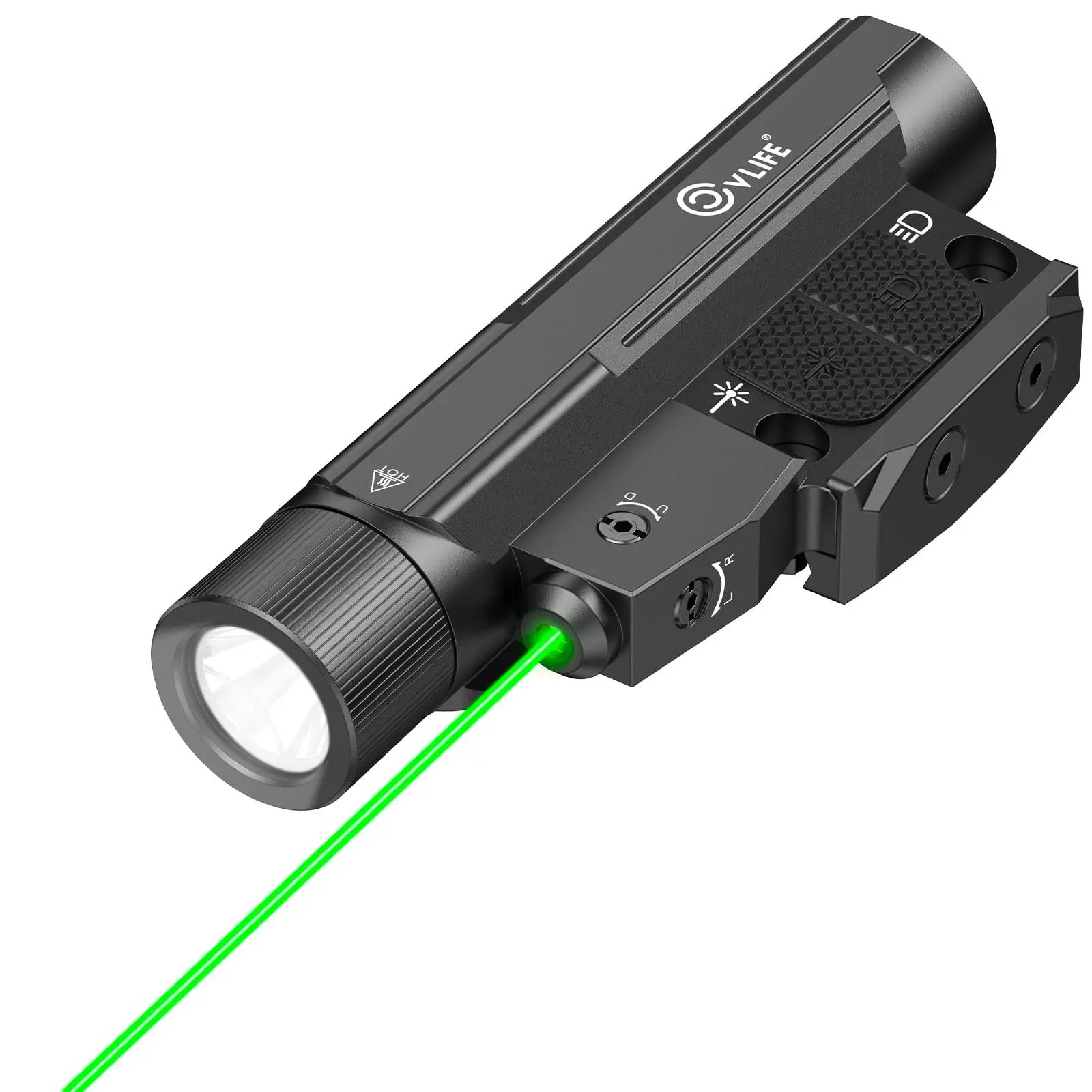 CVLIFE 2600 Lumens Compact Rifle Laser Light Combo with Easy Touch Switch, Ar Light Compatible with M-Rail and Picatinny, Magnet
CVLIFE 2600 Lumens Compact Rifle Laser Light Combo with Easy Touch Switch, Ar Light Compatible with M-Rail and Picatinny, Magnet