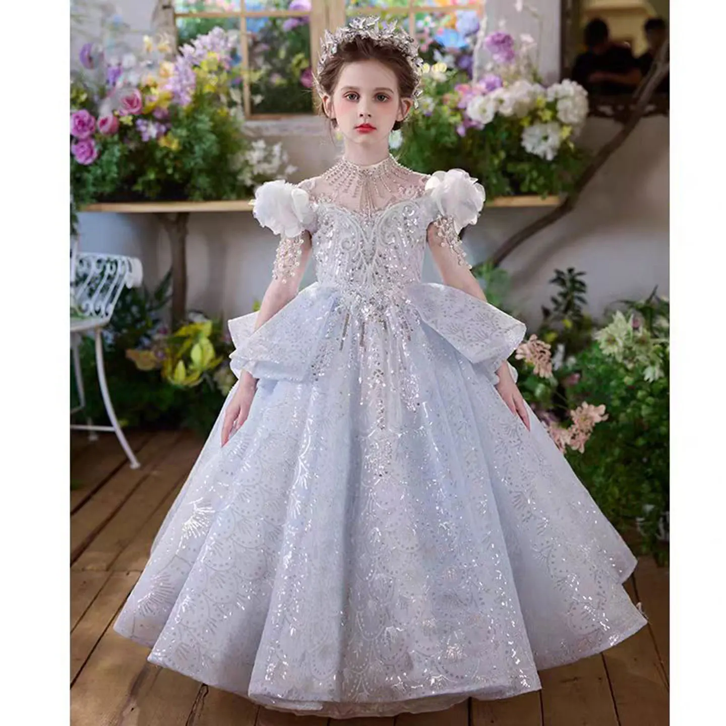 Dreamy Vow Luxury Crystal Off Shoulder Sequined Pearl Tulle Girl Dress Wedding Birthday Evening Communion Pageant Prom J836
Dreamy Vow Luxury Crystal Off Shoulder Sequined Pearl Tulle Girl Dress Wedding Birthday Evening Communion Pageant Prom J836