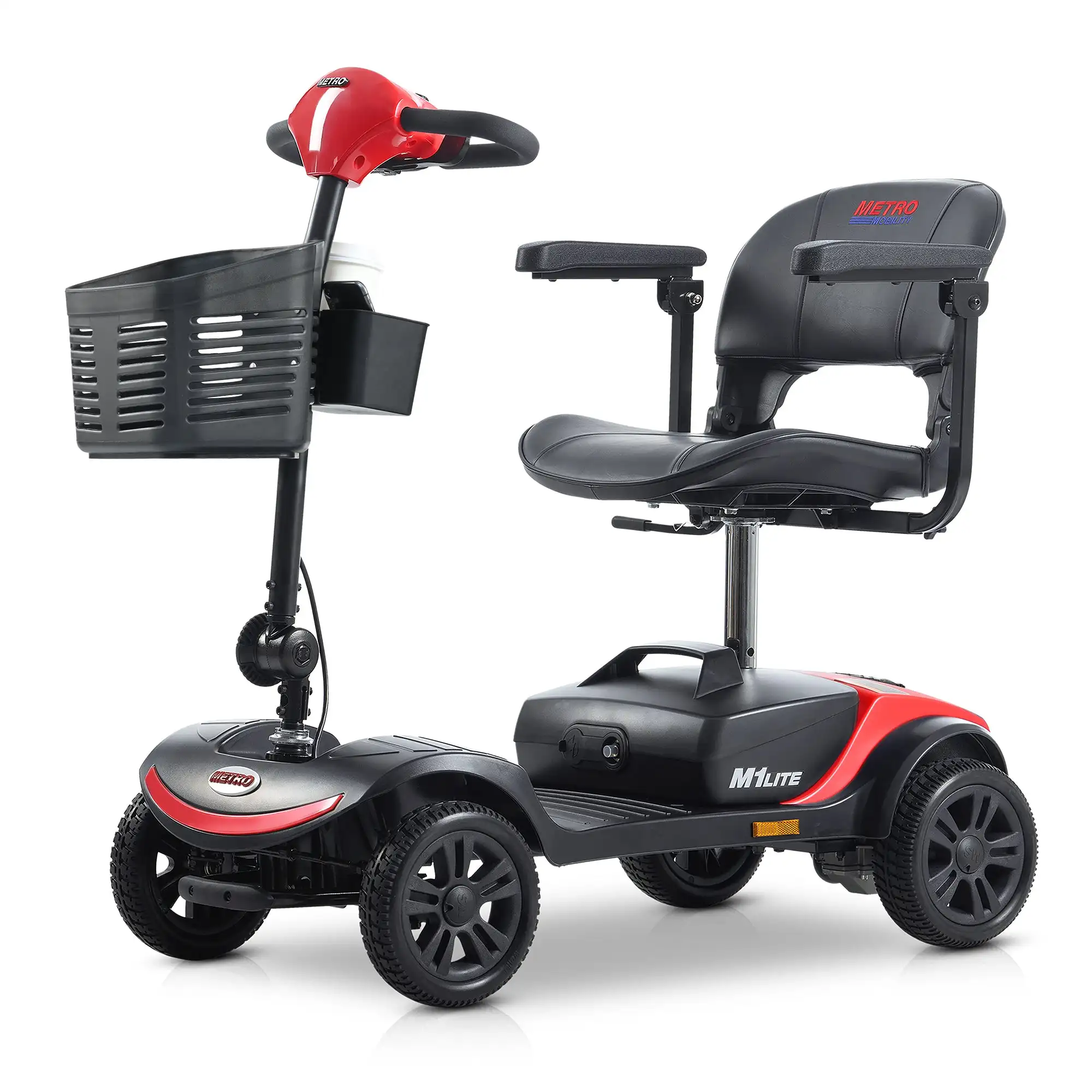 METRO MOBILITY M1 LITE 9-дюймовый 4-колесный мобильный скутер, двигатель 300 Вт, 24 В, 12 Ач * 2 аккумулятора
METRO MOBILITY M1 LITE 9-дюймовый 4-колесный мобильный скутер, двигатель 300 Вт, 24 В, 12 Ач * 2 аккумулятора