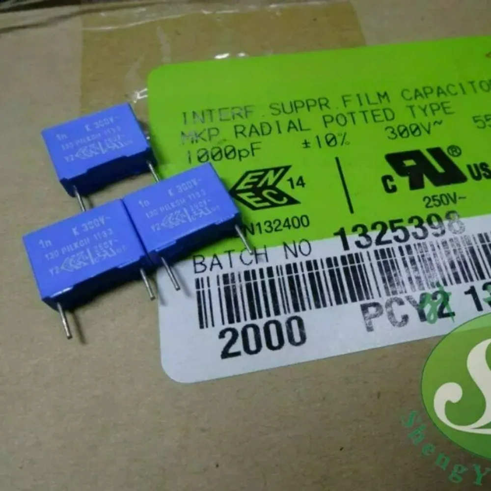 10pcs/lot MKP130 0.001uf 300VAC 1.0nf 1000pF 102 K Brand New 10mm Film Capacitor PCY2130D31102
10pcs/lot MKP130 0.001uf 300VAC 1.0nf 1000pF 102 K Brand New 10mm Film Capacitor PCY2130D31102
