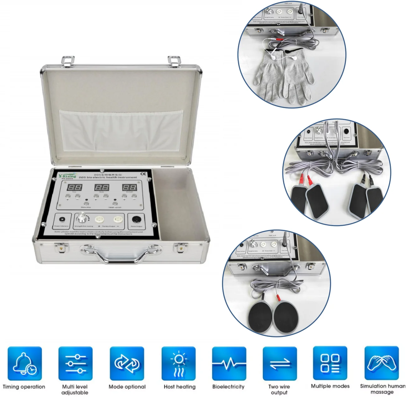 Russian version Acid and Alkali Level DDS Pulse Bioelectric Massager Electrolyte Regulation Dredge Meridian Physiotherapy 
Russian version Acid and Alkali Level DDS Pulse Bioelectric Massager Electrolyte Regulation Dredge Meridian Physiotherapy