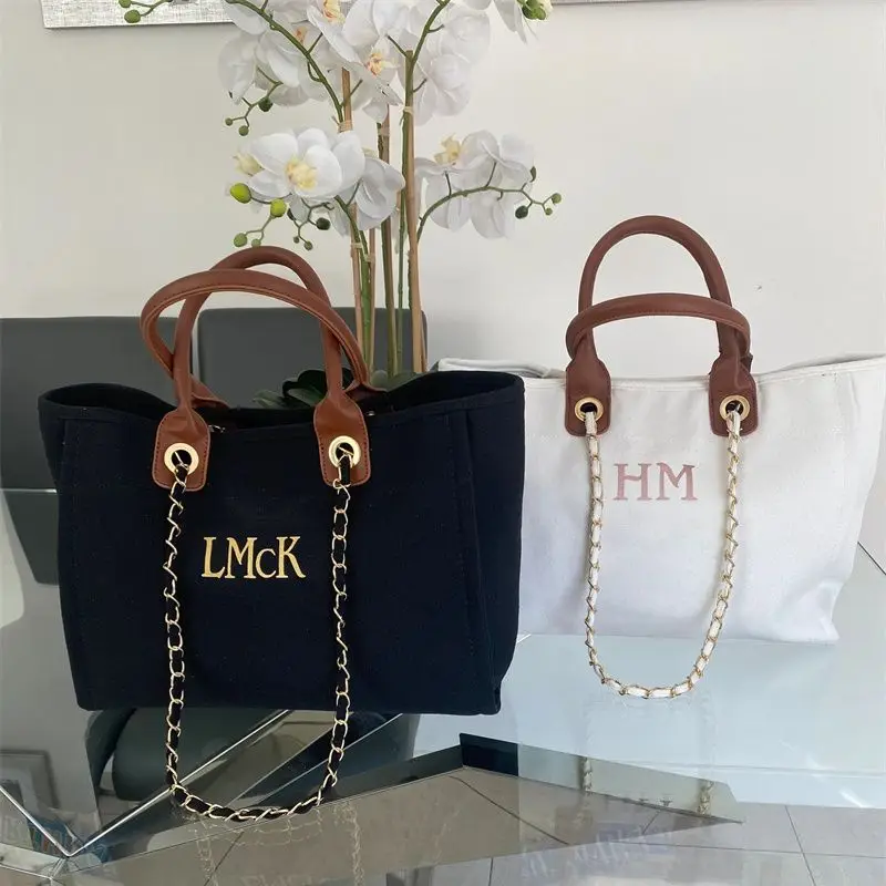 Custom Shoulder Tote Bag, Personalised Women's Handbag, Beach Bag, Hand Bag, Canvas Bag, Gifts For her, Chain tote bag
Custom Shoulder Tote Bag, Personalised Women's Handbag, Beach Bag, Hand Bag, Canvas Bag, Gifts For her, Chain tote bag