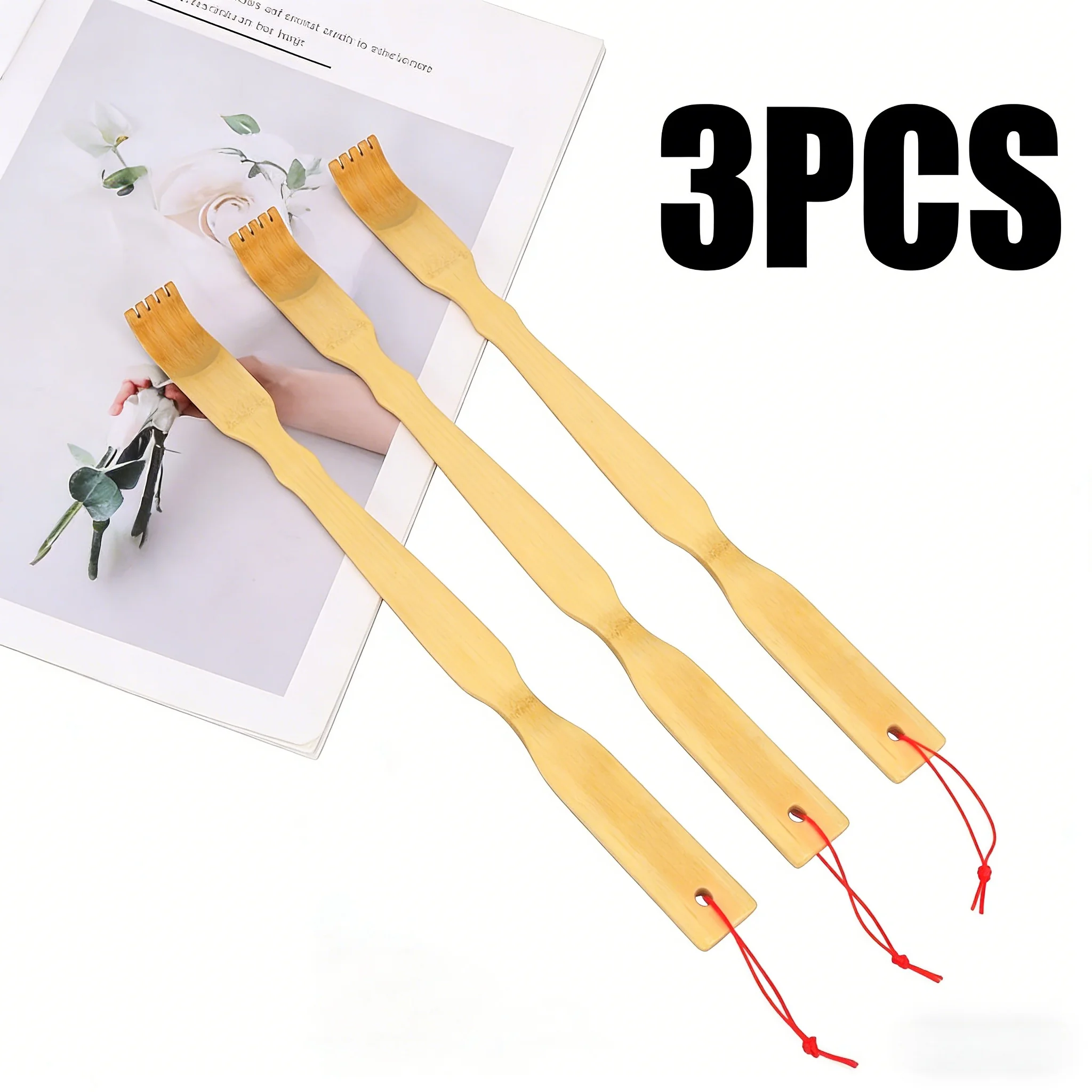 3pcs convenient itch relief with these bamboo scratchers. a three-pack of long-handle tools for home and travel.
3pcs convenient itch relief with these bamboo scratchers. a three-pack of long-handle tools for home and travel.