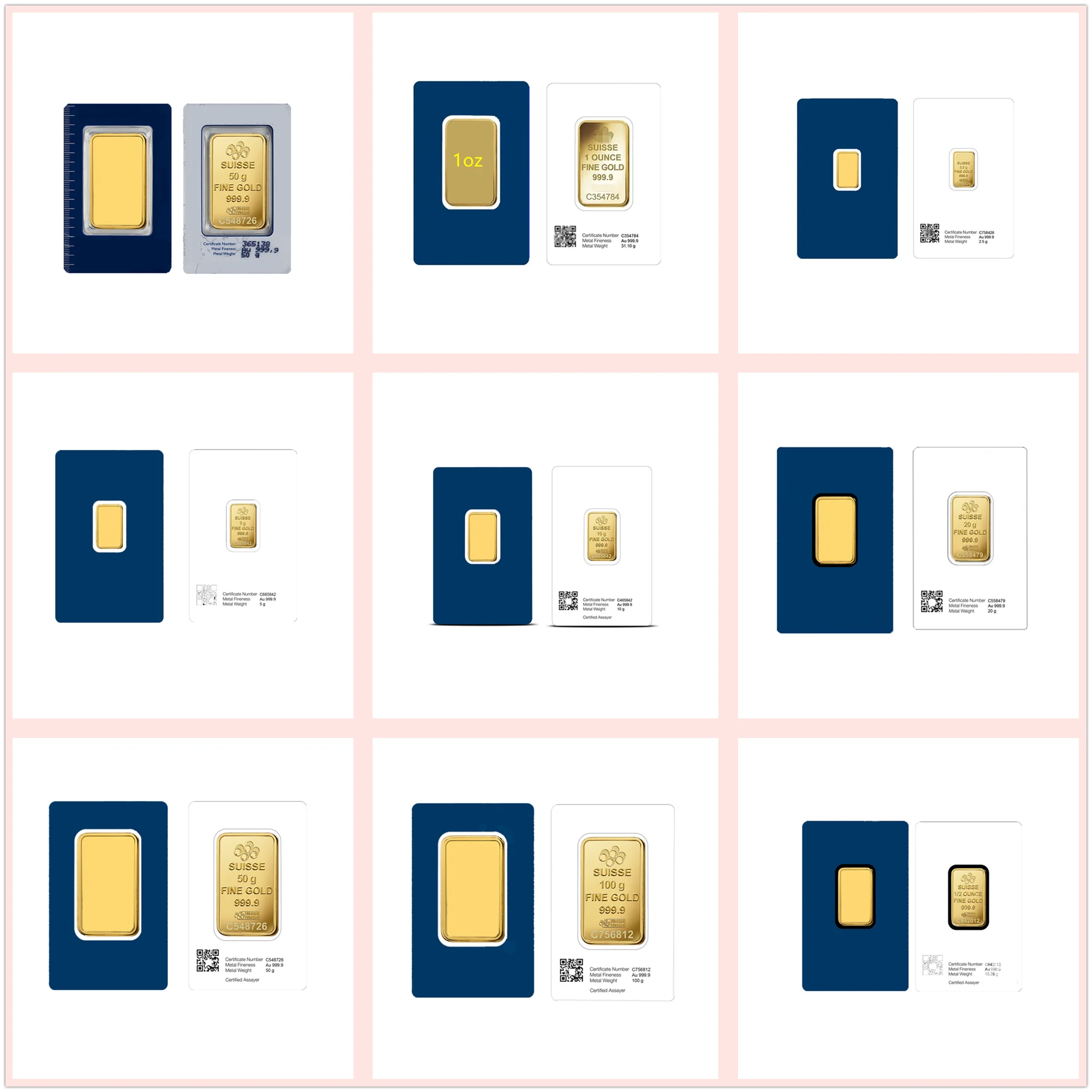 Switzerland Gold Bar Silver Bar PAMP Suisse Lady Fortuna Veriscan Carbon Neutral High Quality Replica Brass Core
Switzerland Gold Bar Silver Bar PAMP Suisse Lady Fortuna Veriscan Carbon Neutral High Quality Replica Brass Core