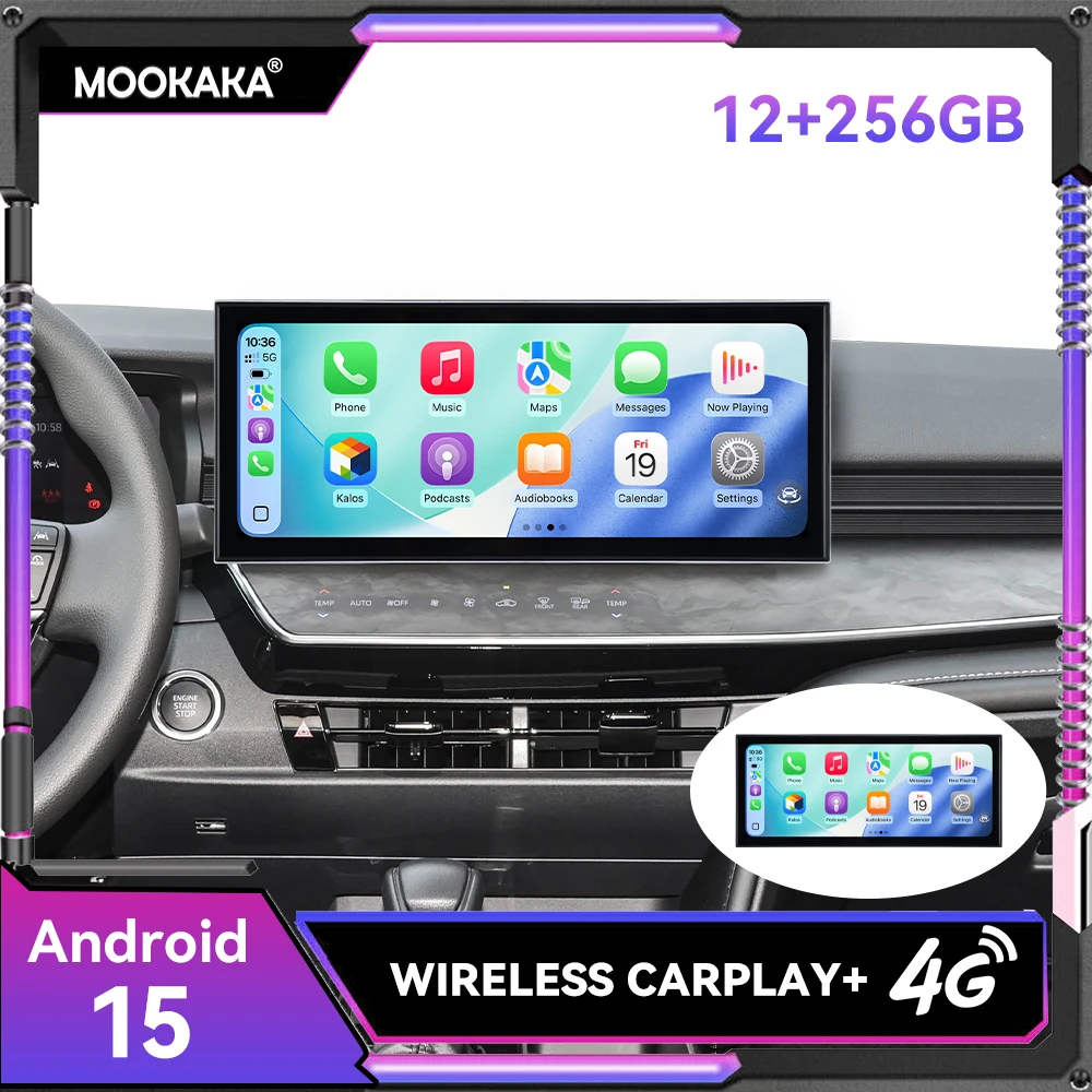 15.8" TouchScreen 12+256G Car Radio For Toyota Camry 2024 2025 CarPlay Android 15.0 Navi Auto Multimedia Player HeadUnit Stereo
15.8" TouchScreen 12+256G Car Radio For Toyota Camry 2024 2025 CarPlay Android 15.0 Navi Auto Multimedia Player HeadUnit Stereo