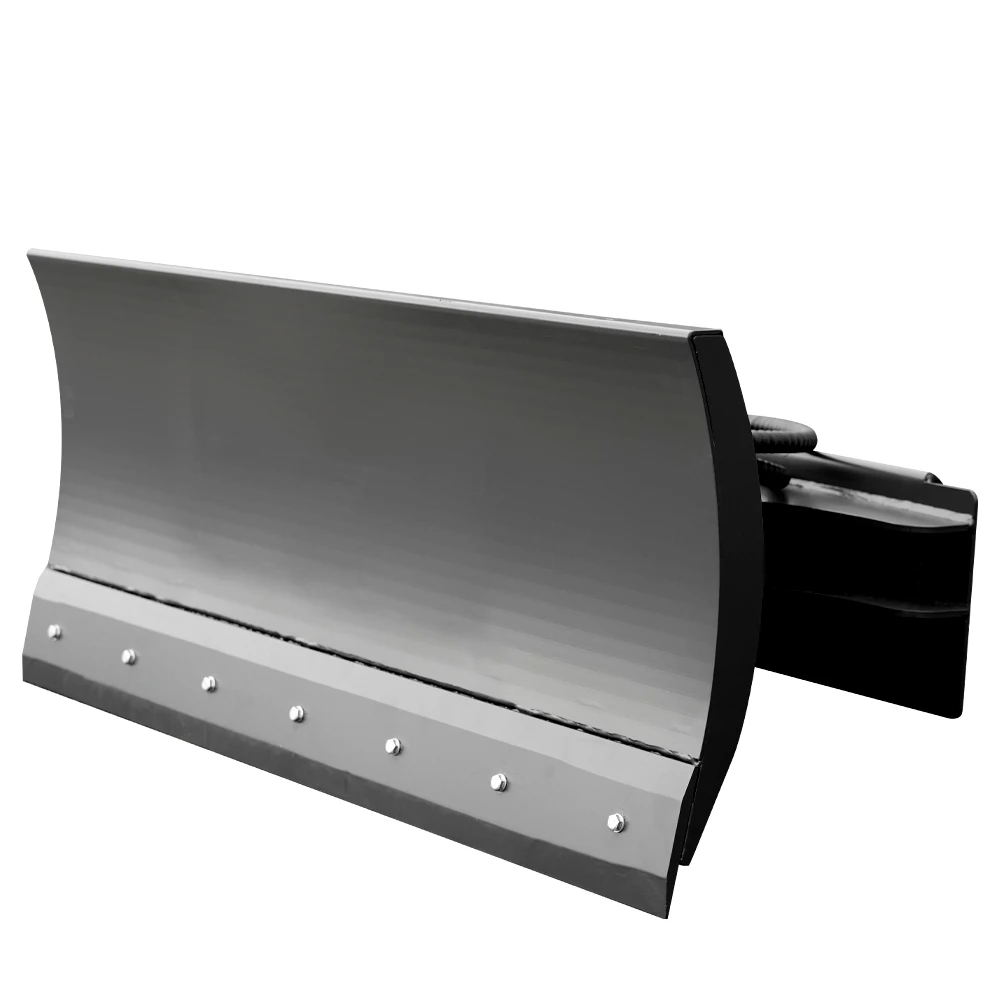 Dozer blade and snowplow attachment for compact skid steer loaders. Ideal for dozing, snow removal and land clearing.
Dozer blade and snowplow attachment for compact skid steer loaders. Ideal for dozing, snow removal and land clearing.