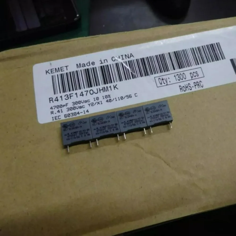 10pcs/lot AV R41 MKP 0.0047uf 300VAC 4.7nf 4700pf 4n7 472 K Brand New 10mm Film Capacitor R413F1470JHM1K
10pcs/lot AV R41 MKP 0.0047uf 300VAC 4.7nf 4700pf 4n7 472 K Brand New 10mm Film Capacitor R413F1470JHM1K