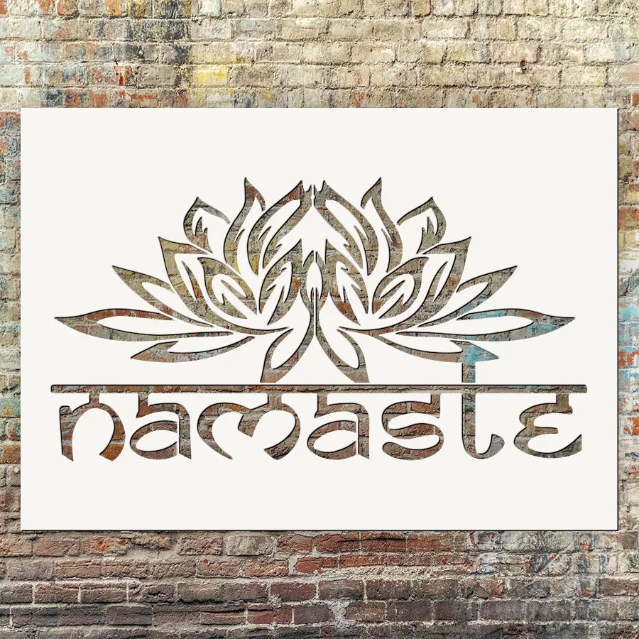 1 шт. A4 11,69 × 8,27 дюйма трафарет Lotus Namaste DIY шаблон для рисования для настенной ткани бумажный домашний декор
1 шт. A4 11,69 × 8,27 дюйма трафарет Lotus Namaste DIY шаблон для рисования для настенной ткани бумажный домашний декор