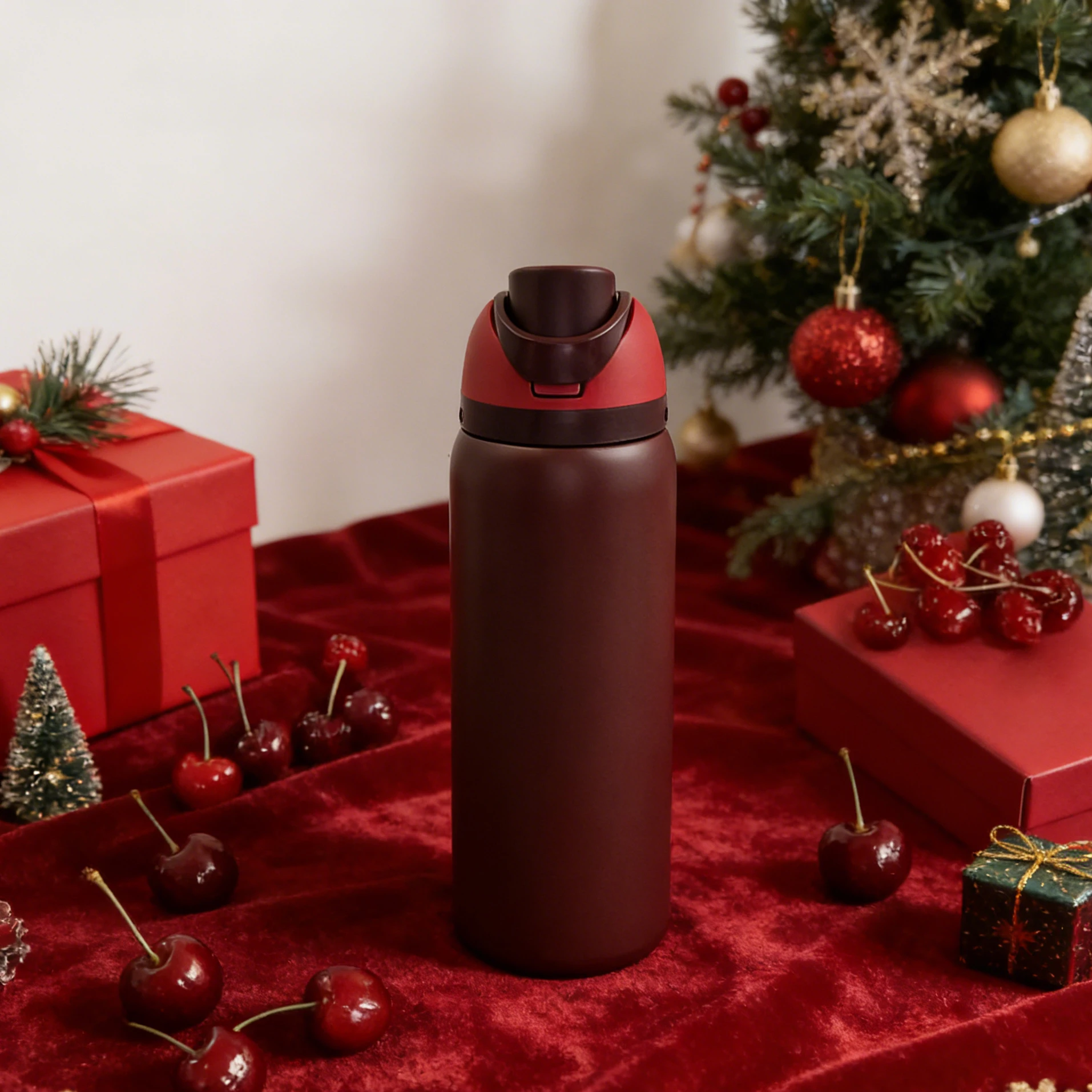Бутылка owalaa Black Cherry, 32 унции, 945 мл, сохраняет тепло более 24 часов.
Бутылка owalaa Black Cherry, 32 унции, 945 мл, сохраняет тепло более 24 часов.