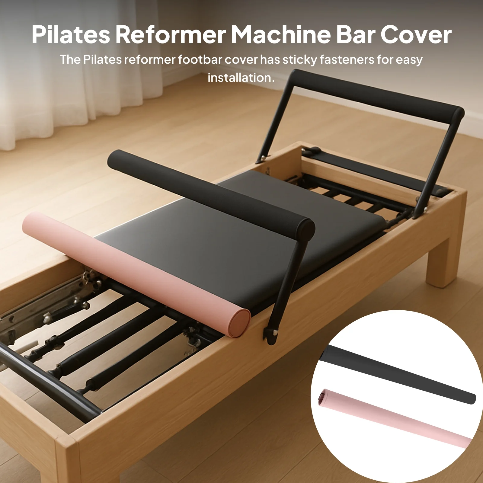 Защитный чехол для поручня, защитный чехол для ручки подставки для ног для пилатеса-реформера, легко чистится
Защитный чехол для поручня, защитный чехол для ручки подставки для ног для пилатеса-реформера, легко чистится