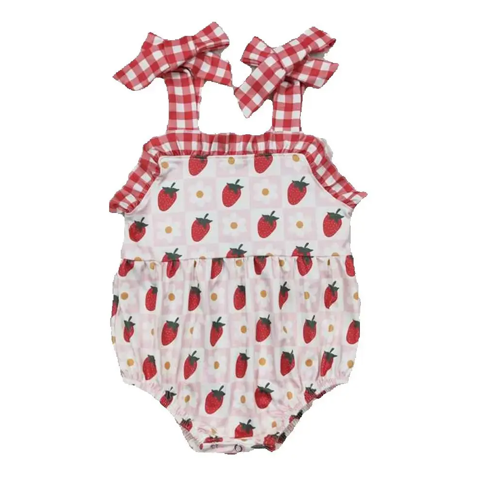 SR0978 Baby Girls Summer Rompers Baby Infant Girls Strawberry Red Checkered Straps Summer Rompers
SR0978 Baby Girls Summer Rompers Baby Infant Girls Strawberry Red Checkered Straps Summer Rompers