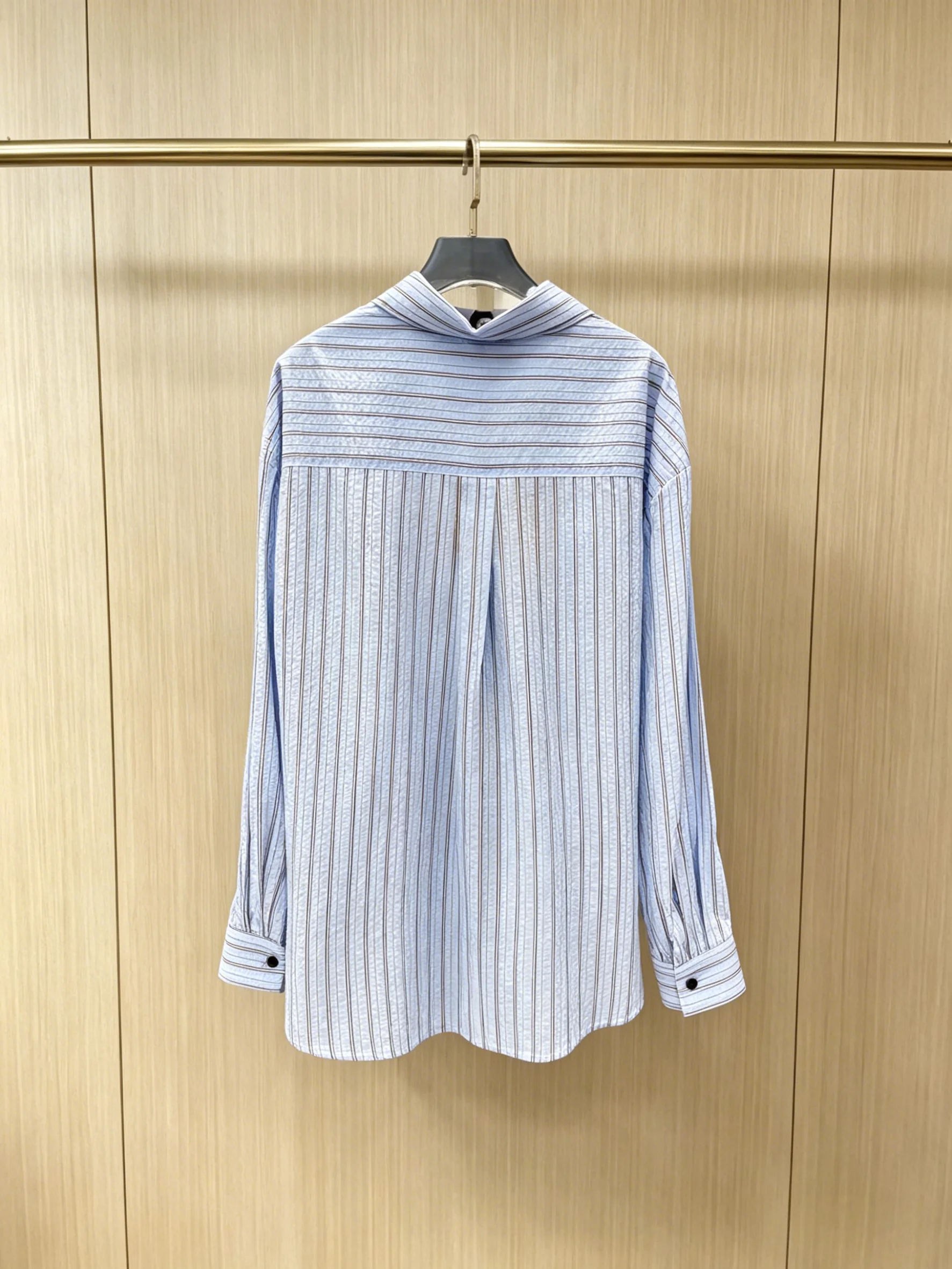 Women Summer Shirt Vertical Striped Button Down Long Sleeve Loose Casual Top
Women Summer Shirt Vertical Striped Button Down Long Sleeve Loose Casual Top