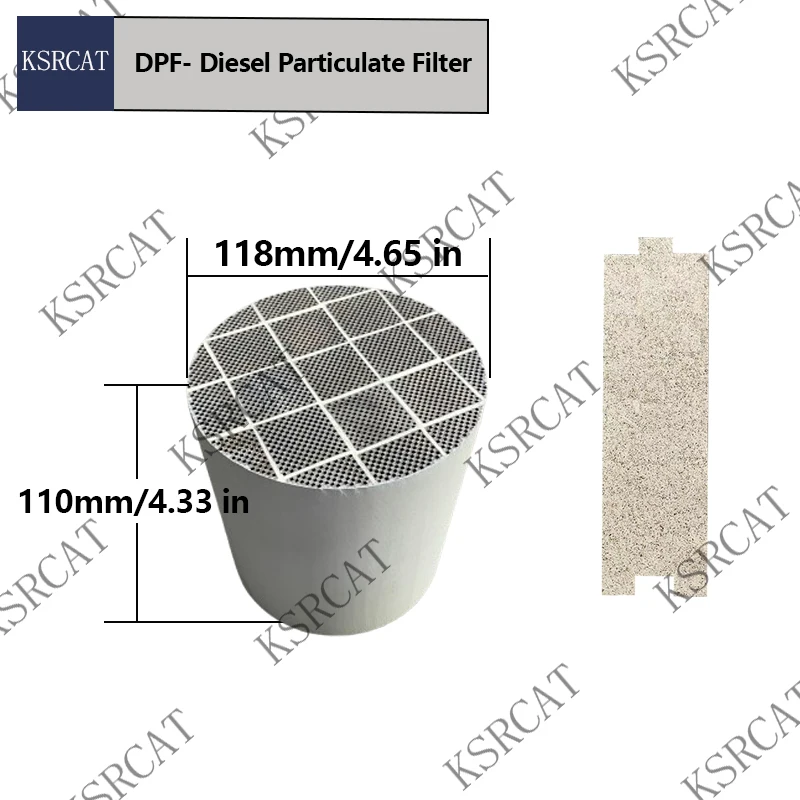 118*110 мм дизельный твердосплавный фильтр из карбида кремния (DPF) с сотовым решением управления излучением для дизельных грузовиков
118*110 мм дизельный твердосплавный фильтр из карбида кремния (DPF) с сотовым решением управления излучением для дизельных грузовиков