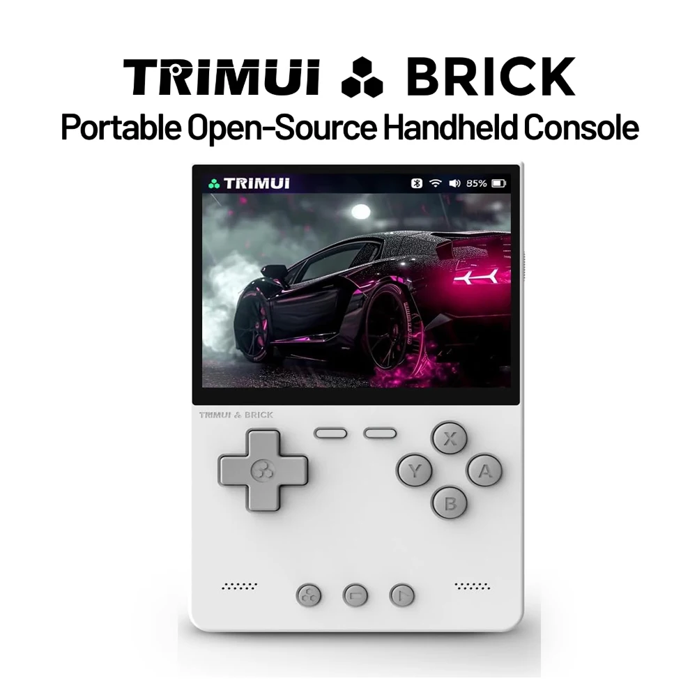 TRIMUI BRICK Handheld Game Console 3.2'' IPS Screen Linux System Trimui UI Metal Back Panel Key LED Lighting Free Keycap Gifts
TRIMUI BRICK Handheld Game Console 3.2'' IPS Screen Linux System Trimui UI Metal Back Panel Key LED Lighting Free Keycap Gifts