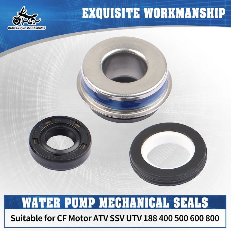 SJ Motorcycle Parts 0110-080005 Water Pump Seal Single Coil Spring Mechanical Shaft For CFMOTO ATV SSV UTV 188 400 500 600 800
SJ Motorcycle Parts 0110-080005 Water Pump Seal Single Coil Spring Mechanical Shaft For CFMOTO ATV SSV UTV 188 400 500 600 800