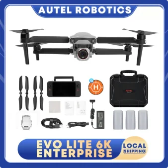 Autel Robotics EVO Lite 640K Enterprise Drone 1'' CMOS 16x Digital Zoom mapping surveying search and rescue IP43 Smart Controller
Autel Robotics EVO Lite 640K Enterprise Drone 1'' CMOS 16x Digital Zoom mapping surveying search and rescue IP43 Smart Controller