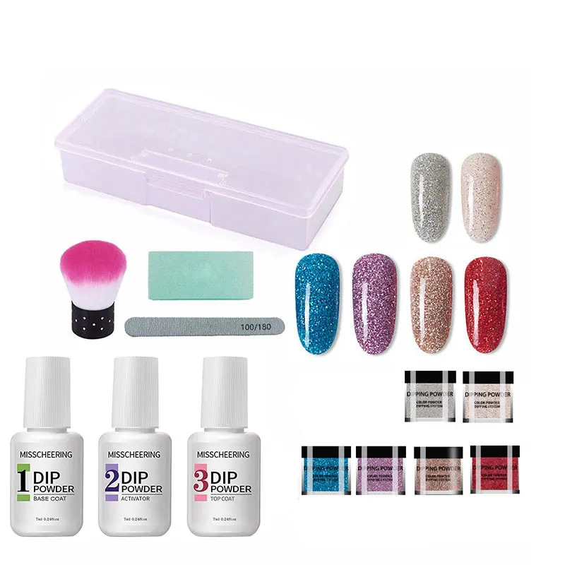6Colors Dipping Powder Kit Nail Decoration Art Salon DIY Manicure Tools Set With Nail Buffer&File Box Cleaning Brush
6Colors Dipping Powder Kit Nail Decoration Art Salon DIY Manicure Tools Set With Nail Buffer&File Box Cleaning Brush