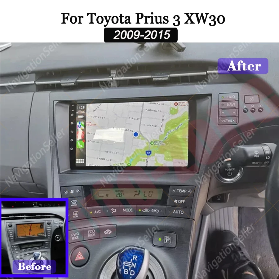 Auto Radio Carplay For Toyota Prius 3 XW30 2009 - 2015 Carplay Multimedia Head Unit Touch Screen Gps Navigation Stereo WIFI DSP
Auto Radio Carplay For Toyota Prius 3 XW30 2009 - 2015 Carplay Multimedia Head Unit Touch Screen Gps Navigation Stereo WIFI DSP