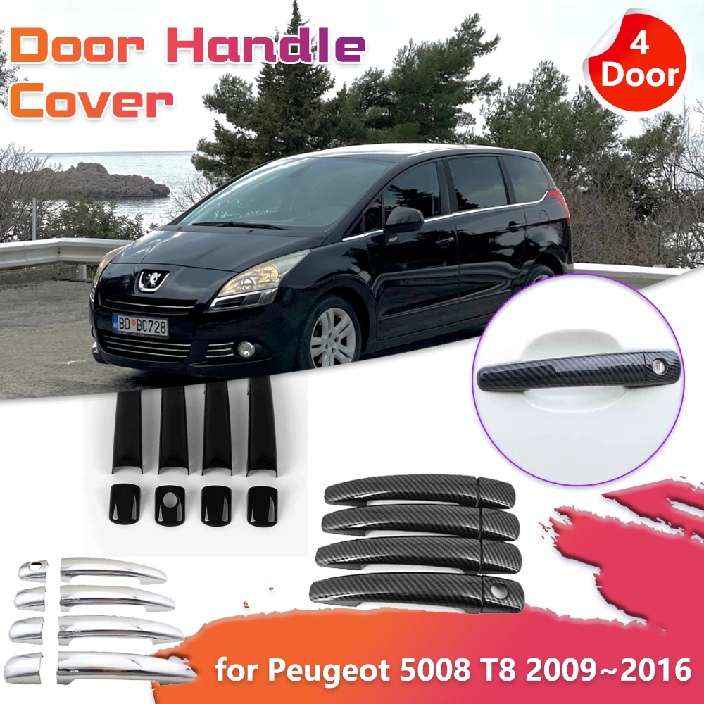 Car Door Handle Cover for Peugeot 5008 T8 M1 2009~2016 2010 Chrome Carbon Fiber Back Sticker Trim Scratch Key Cap Accessories
Car Door Handle Cover for Peugeot 5008 T8 M1 2009~2016 2010 Chrome Carbon Fiber Back Sticker Trim Scratch Key Cap Accessories