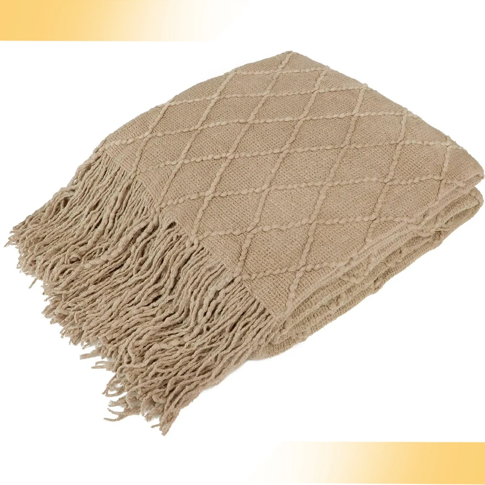 Flannel Blanket Throw for Sofa 50x60 Inch – Soft Plush Fleece Blanket with Textured Pattern, Warm Cozy Lightweight Tan Taupe
Flannel Blanket Throw for Sofa 50x60 Inch – Soft Plush Fleece Blanket with Textured Pattern, Warm Cozy Lightweight Tan Taupe