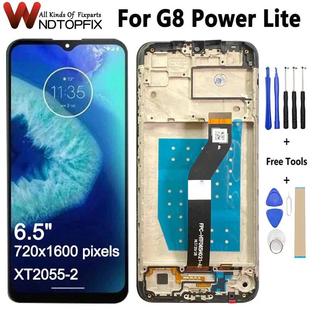 New For Motorola Moto G8 Power Lite Touch Screen Digitizer Panel XT2055-2 Replarts For Moto G8 Power Lite LCD With Fram
New For Motorola Moto G8 Power Lite Touch Screen Digitizer Panel XT2055-2 Replarts For Moto G8 Power Lite LCD With Fram